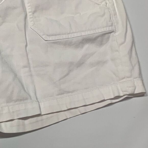 Caslon flat front 5” chino white short size large - Picture 5 of 5